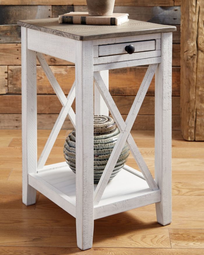 Adalane - White / Gray - Accent Table - Image 2
