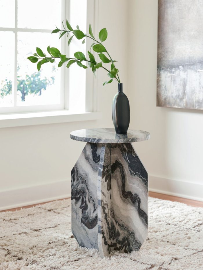 Wrenlane - Black / White / Taupe - Accent Table - Image 3
