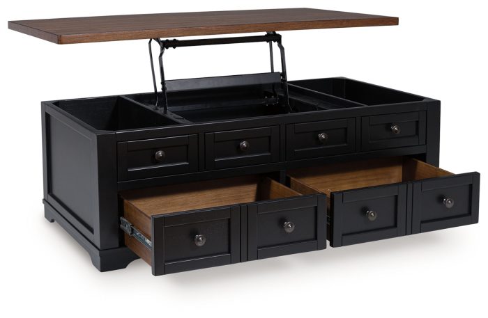 Wildenauer - Brown / Black - Lift Top Cocktail Table - Image 3