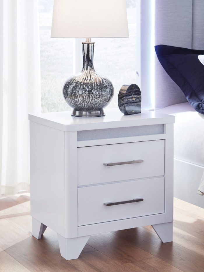 Jarlee - White - Two Drawer Night Stand - Image 4