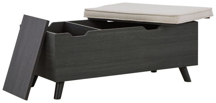 Yarlow - Dark Gray - Storage Bench - Image 4