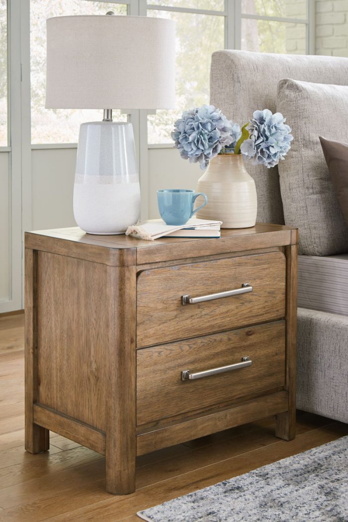 Cabalynn - Light Brown - Two Drawer Night Stand - Image 2