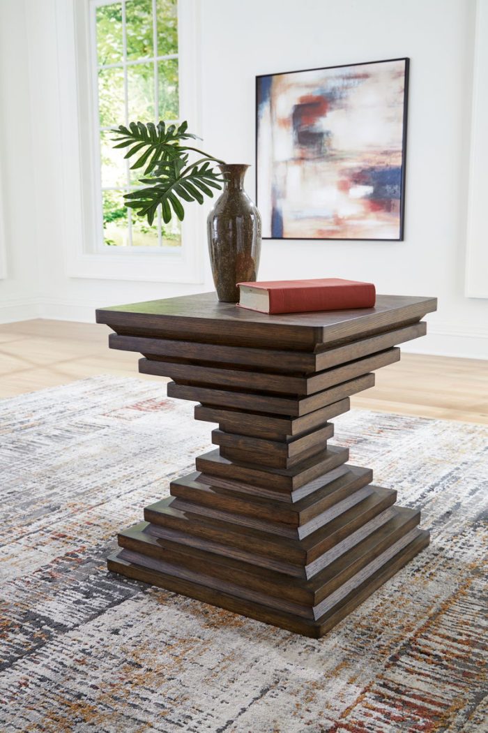 Hannodream - Warm Brown - Square End Table - Image 3