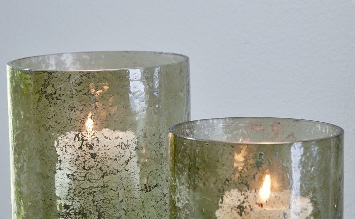 Clarkton - Green - Candle Holder Set (Set of 2) - Image 2