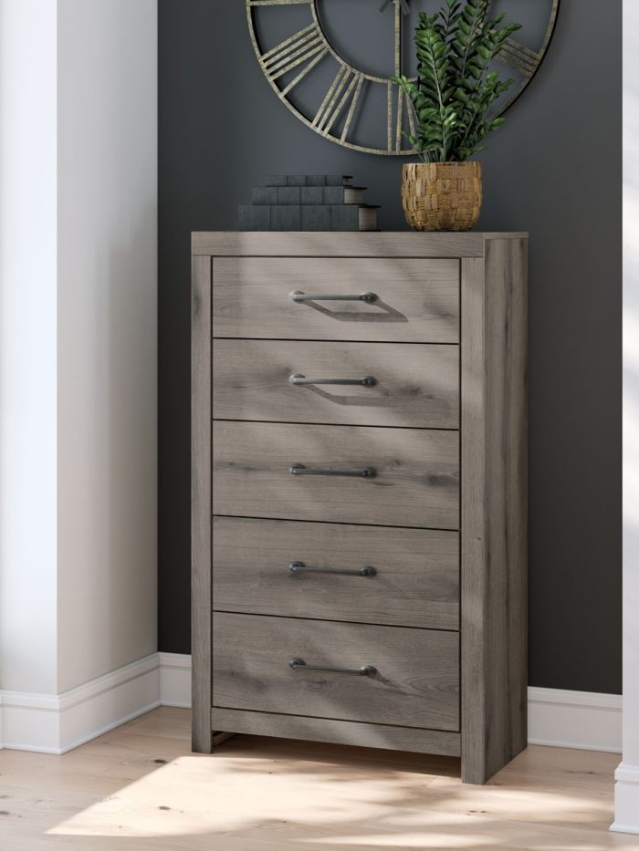 Graystorm - Brown Gray - Five Drawer Chest - Image 4