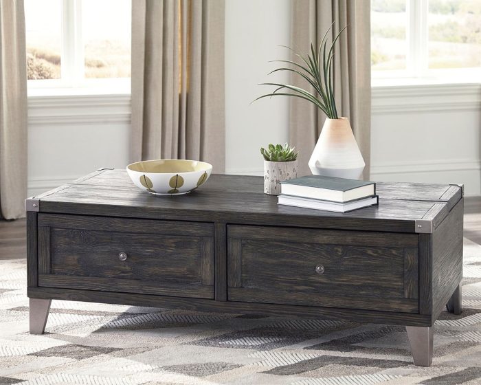 Todoe - Dark Gray - Lift Top Cocktail Table - Image 3