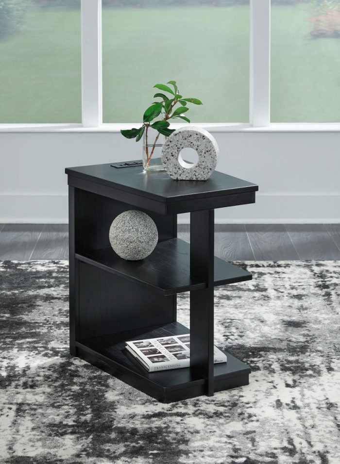 Winbardi - Black - Chair Side End Table - Image 2