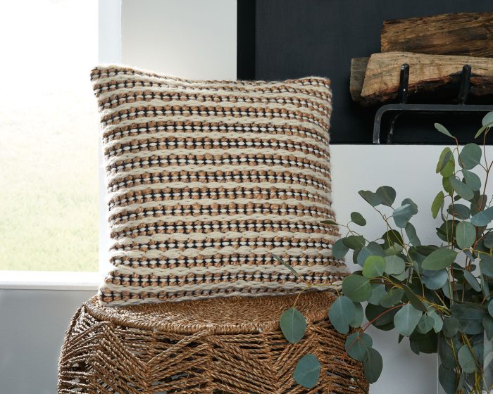 Nealington - Brown / Black / White - Pillow - Image 3