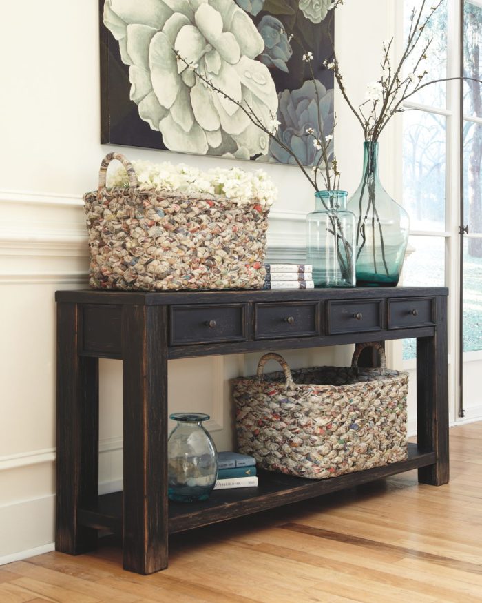 Gavelston - Black - Sofa Table - Image 4