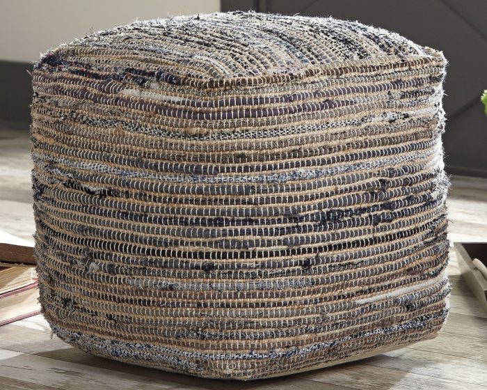 Absalom - Denim - Pouf - Image 3