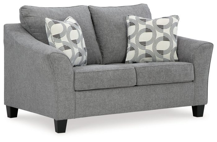 Mathonia - Smoke - Loveseat - Image 4