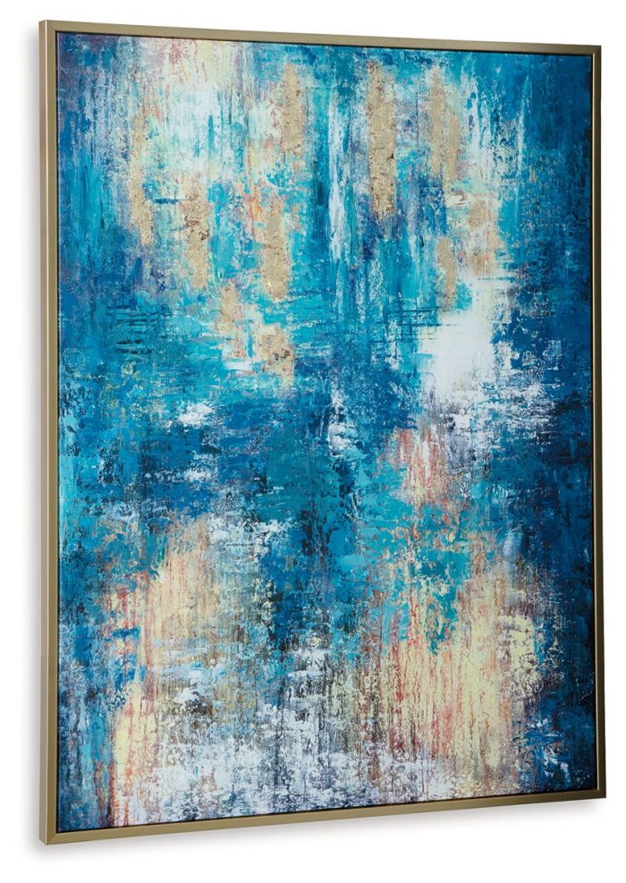 Scarlite - Teal / Gold Finish - Wall Art - Image 2