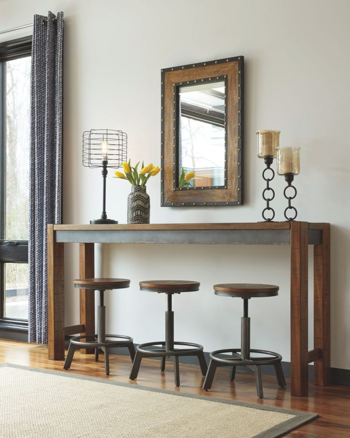 Torjin - Dark Brown - Long Counter Table - Image 4