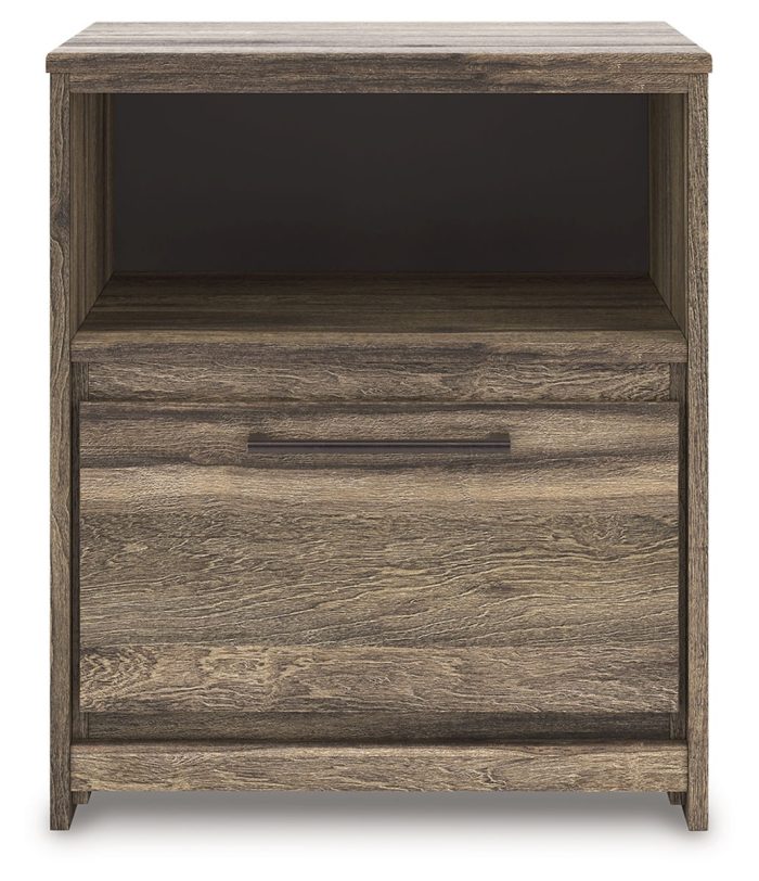 Elbrim - Brown - One Drawer Night Stand - Image 2