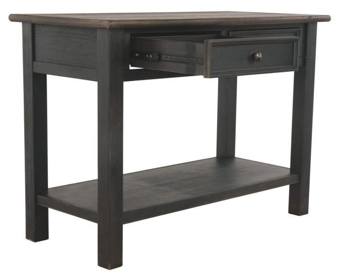 Tyler Creek - Grayish Brown / Black - Sofa Table - Image 3