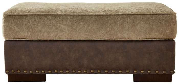 Alesbury - Chocolate - Ottoman - Image 3