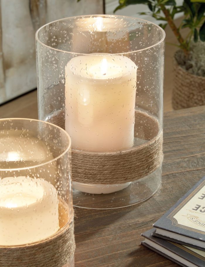Eudocia - Clear - Candle Holder Set (Set of 2) - Image 2