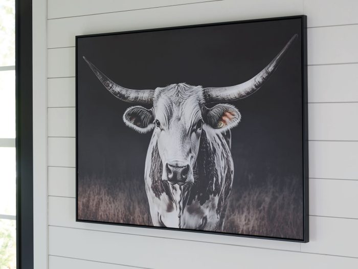 Harlandale - Black / White / Brown - Wall Art - Image 3