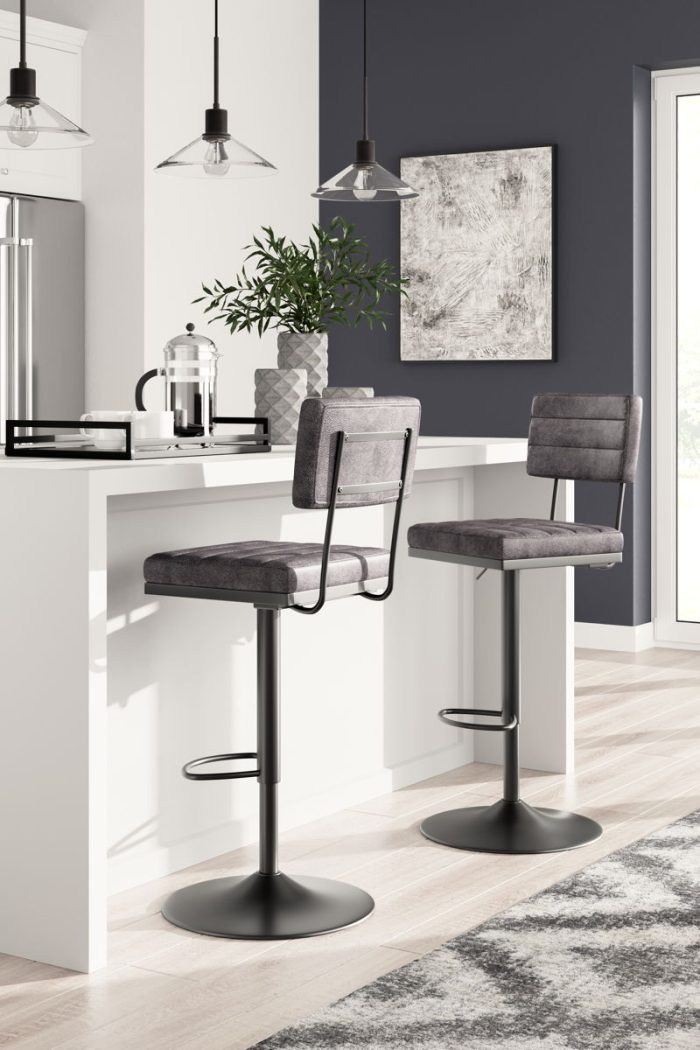Strumford - Tall Swivel Barstool (Set of 2) - Image 2