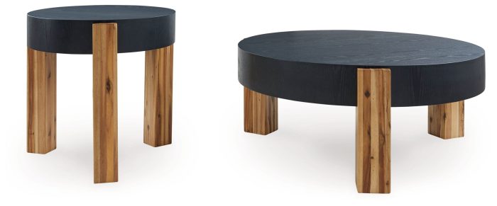 Breenmore - Black / Natural - Occasional Table Set (Set of 2) - Image 4