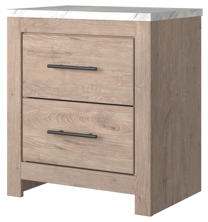 Senniberg - Light Brown - Two Drawer Night Stand - Image 4