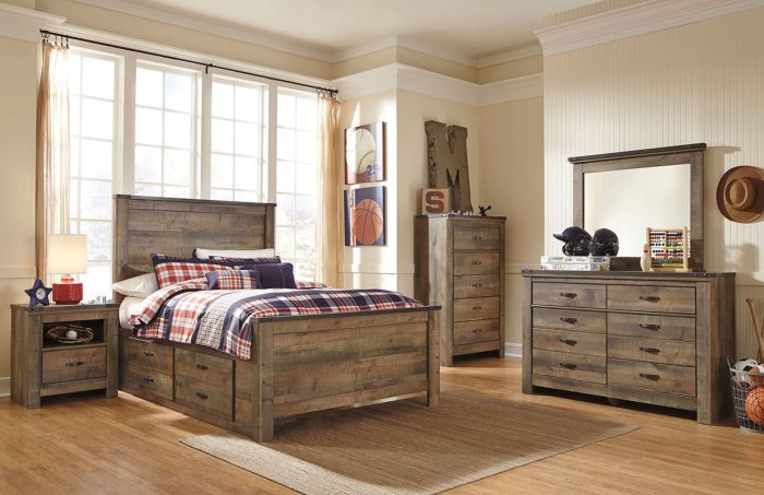 Trinell - Panel Bed - Image 11