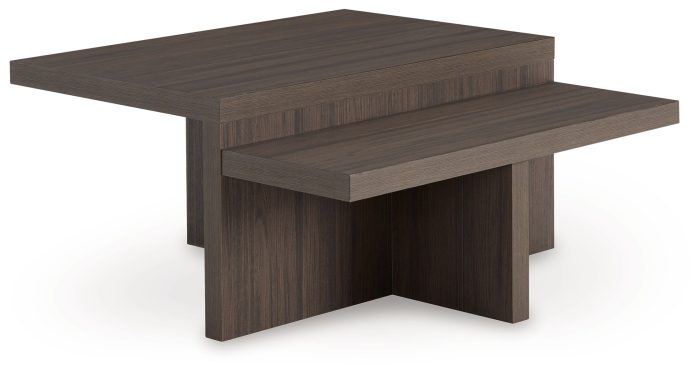 Zendex - Brown - Occasional Table Set (Set of 2) - Image 2