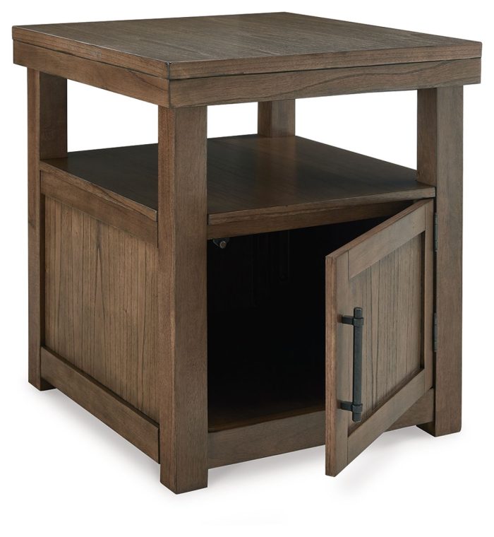 Boardernest - Brown - Rectangular End Table - Image 4