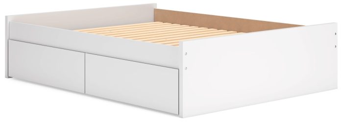 Onita - White - Queen Platform Bed With 2 Side Storage - Image 4
