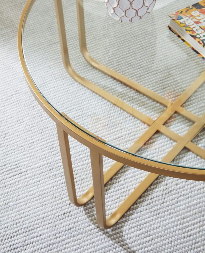 Milloton - Gold - Occasional Table Set (Set of 3) - Image 4