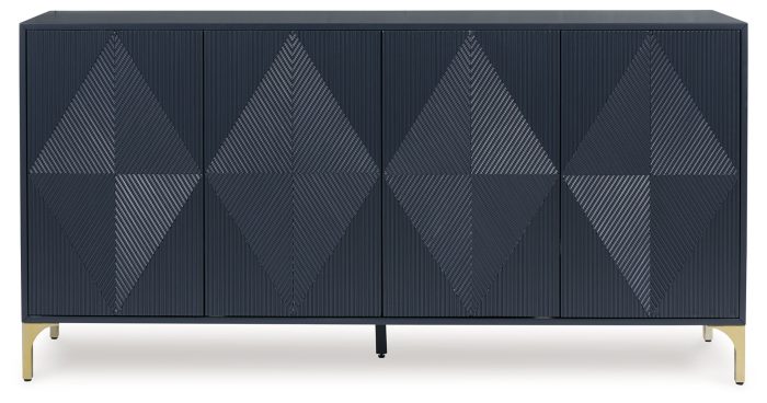 Loirwick - Dark Blue - Accent Cabinet - Image 3