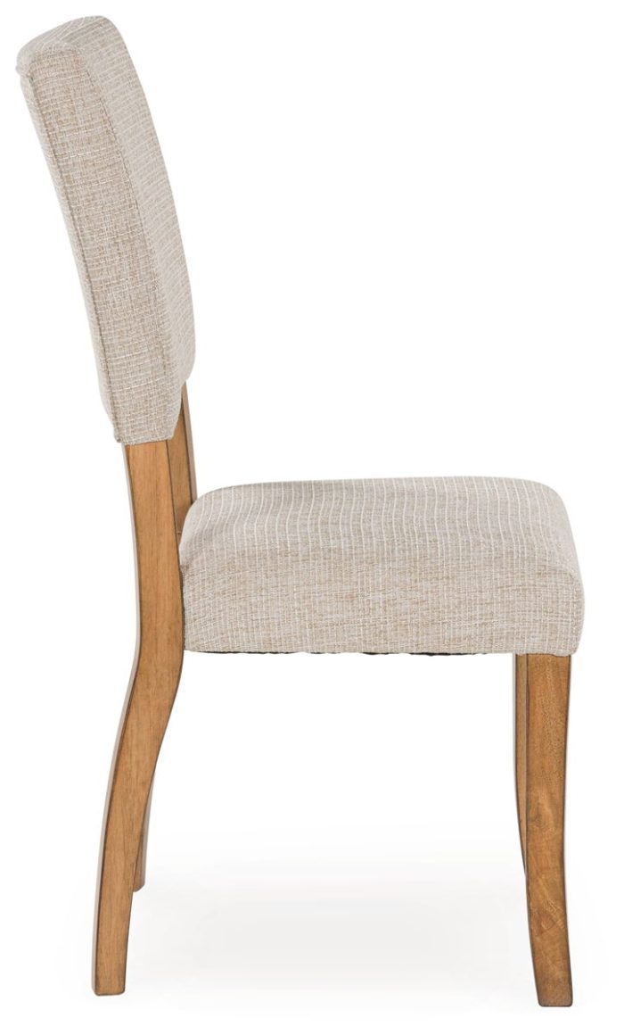 Rybergston - Light Brown - Dining Upholstered Side Chair (Set of 2) - Image 4