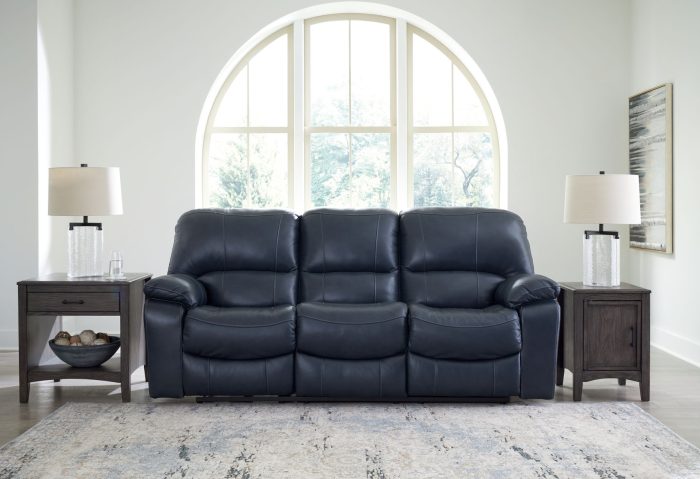 Leesworth - Ocean - 3 Pc. - Power Reclining Sofa, Power Reclining Loveseat, Power Rocker Recliner - Image 2