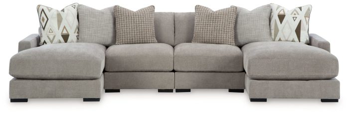 Aslan Court - Sectional With Ottoman Set - Image 7