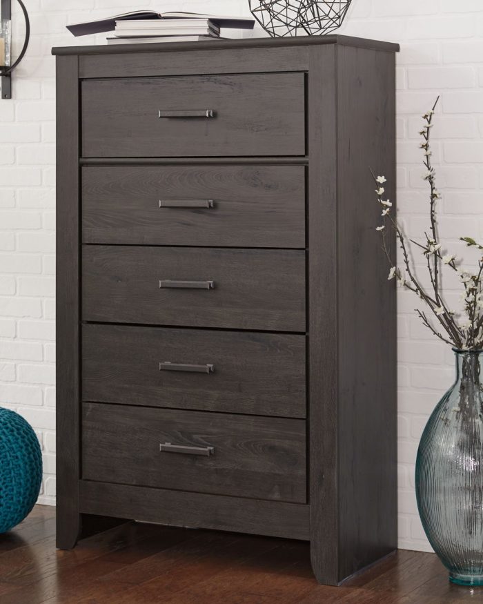 Brinxton - Charcoal - Five Drawer Chest - Image 2