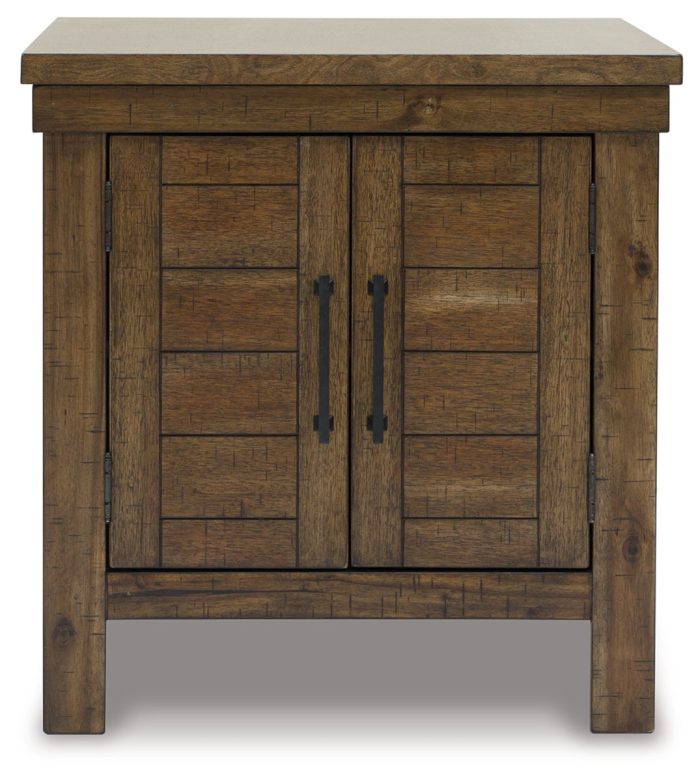 Moriville - Grayish Brown - Rectangular End Table - Image 3