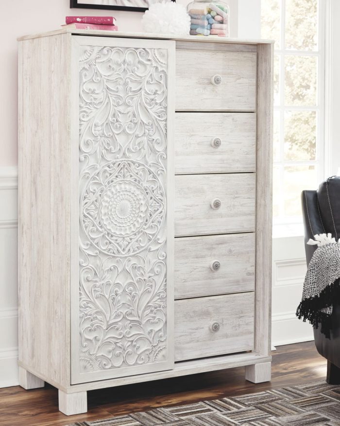 Paxberry - Whitewash - Dressing Chest - Image 4