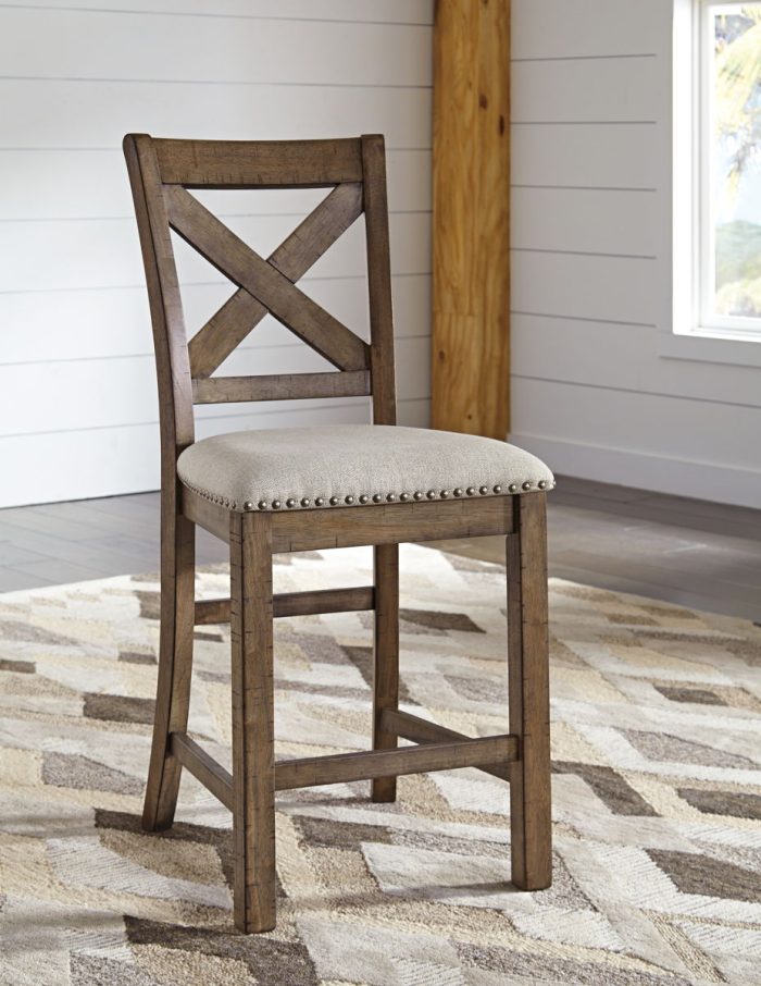 Moriville - Beige - Upholstered Barstool (Set of 2) - Image 3