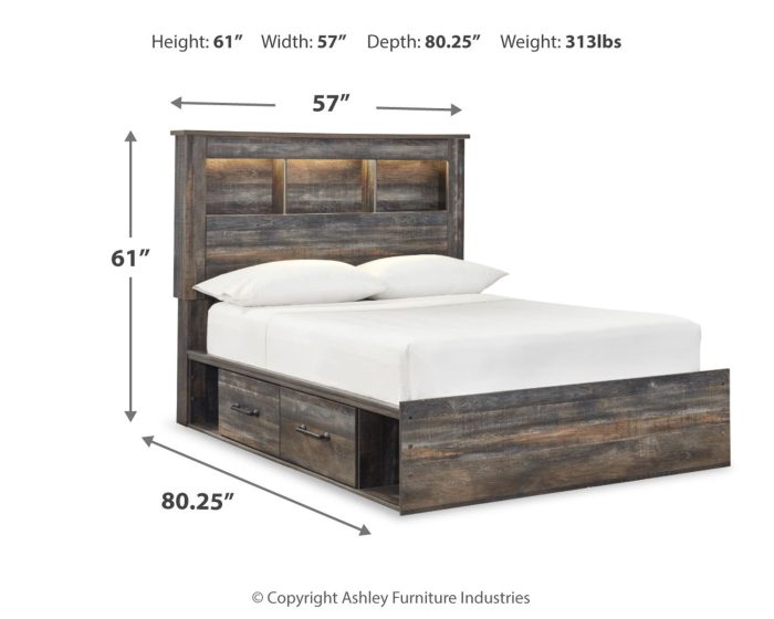 Drystan - Panel Bookcase Bed - Image 17