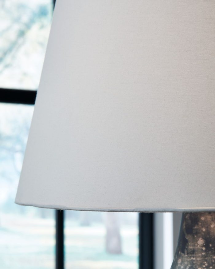 Bluacy - Antique Gray - Glass Table Lamp - Image 4