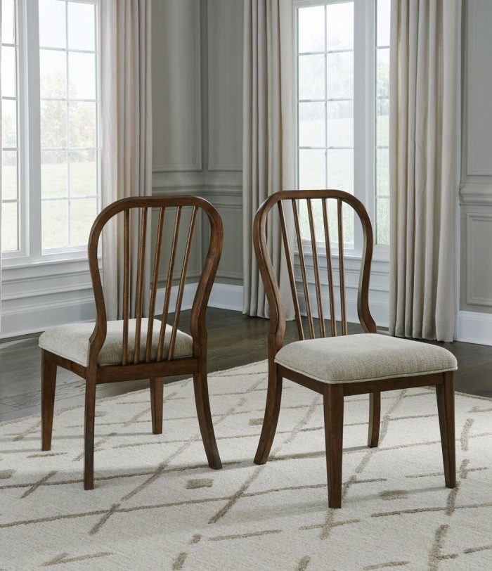 Sturlayne - Brown - Dining Upholstered Side Chair (Set of 2) - Spindleback - Image 4