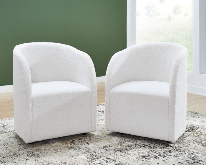 Rowanbeck - Ivory - Dining Upholstered Arm Chair (Set of 2) - Image 4