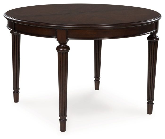 Lavinton - Brown - 8 Pc. - Dining Room Extension Table, 6 Side Chairs, Server - Image 4