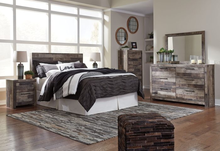 Derekson - Multi Gray - Two Drawer Night Stand - Image 3