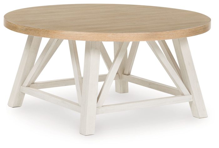 Fawndell - Antique White / Brown - Occasional Table Set (Set of 3) - Image 4