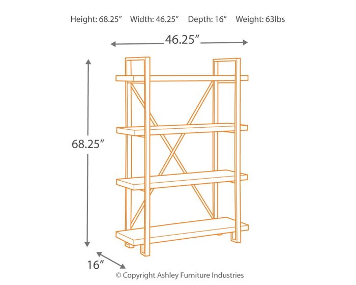 Forestmin - Brown / Black - Bookcase - Image 2