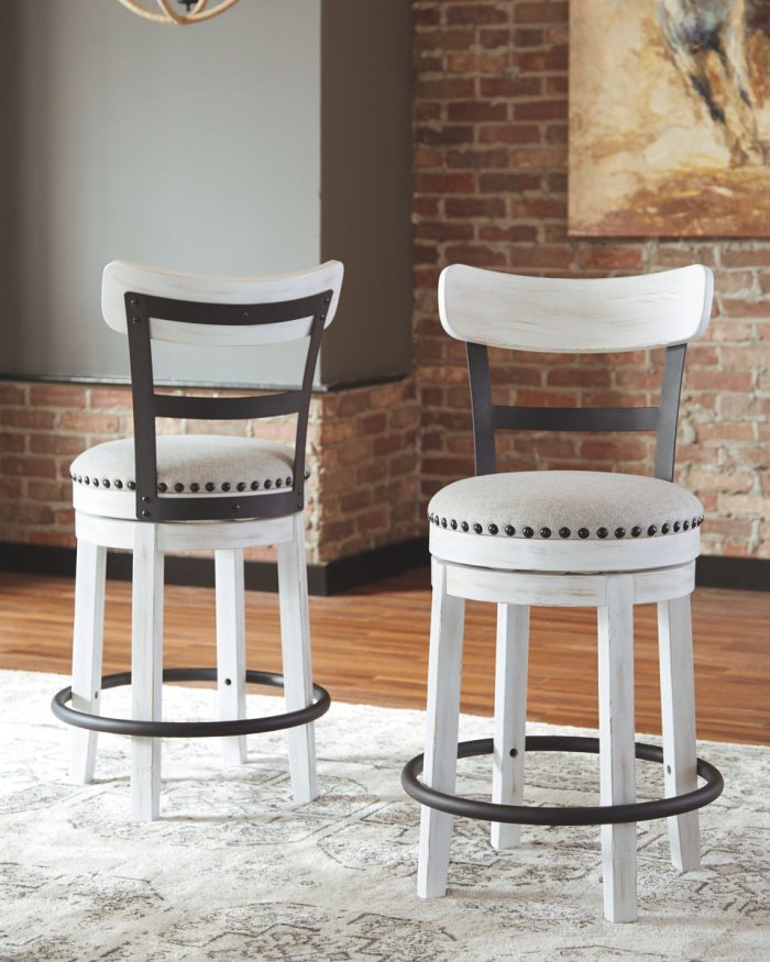 Valebeck - Full Back Swivel Stool - Image 4