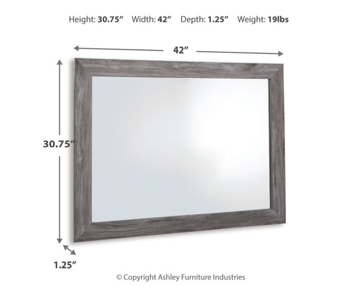 Bronyan - Dark Gray - Bedroom Mirror - Image 3