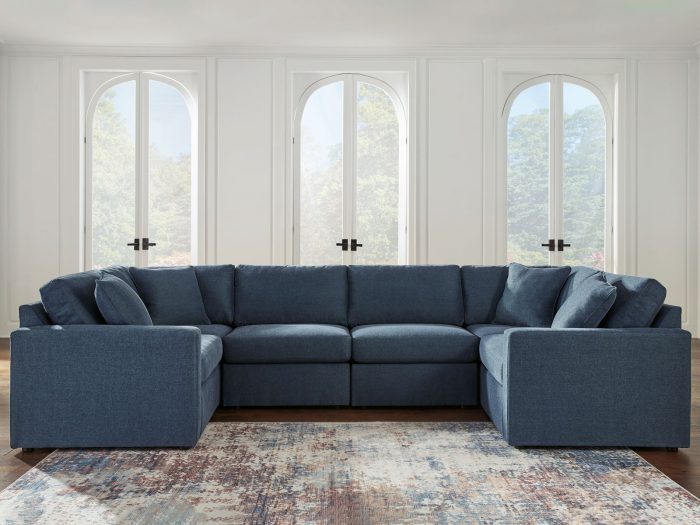 Modmax - Ink - 6-Piece Sectional - Fabric - Image 2