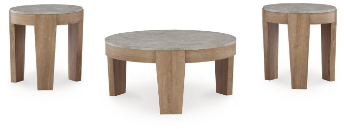 Guystone - Light Brown - Occasional Table Set (Set of 3) - Image 4
